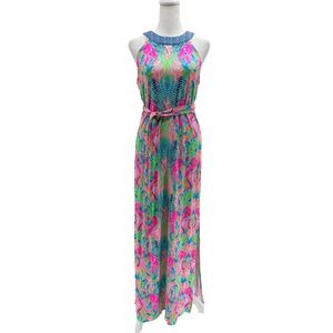 lilly pulitzer lizette maxi dress Lilly Pulitzer Lizette Maxi Dress (Size S) (Multi Isla de Coco)